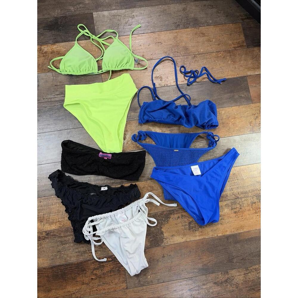 Lot Of 8 Womens Bathing Suits Bikini